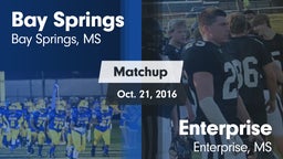 Matchup: Bay Springs vs. Enterprise  2016