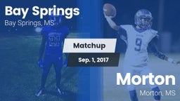 Matchup: Bay Springs vs. Morton  2017