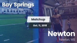 Matchup: Bay Springs vs. Newton  2018