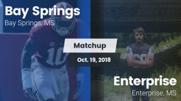 Matchup: Bay Springs vs. Enterprise  2018