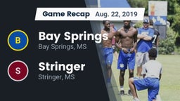 Recap: Bay Springs  vs. Stringer  2019