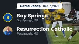 Recap: Bay Springs  vs. Resurrection Catholic  2022