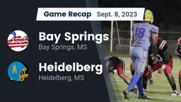 Recap: Bay Springs  vs. Heidelberg  2023