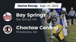 Recap: Bay Springs  vs. Choctaw Central  2023