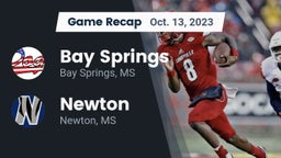 Recap: Bay Springs  vs. Newton  2023