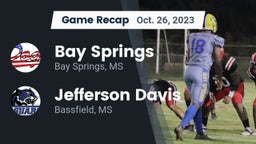 Recap: Bay Springs  vs. Jefferson Davis  2023