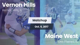 Matchup: Vernon Hills vs. Maine West  2017