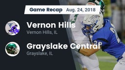 Recap: Vernon Hills  vs. Grayslake Central  2018