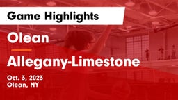 Olean  vs Allegany-Limestone  Game Highlights - Oct. 3, 2023