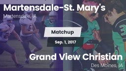 Matchup: Martensdale-St. Mary vs. Grand View Christian 2017