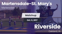 Matchup: Martensdale-St. Mary vs. Riverside  2017