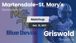 Matchup: Martensdale-St. Mary vs. Griswold  2017