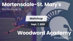 Matchup: Martensdale-St. Mary vs. Woodward Academy 2018
