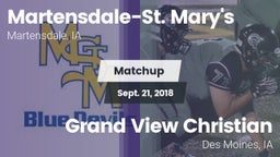 Matchup: Martensdale-St. Mary vs. Grand View Christian 2018