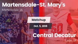 Matchup: Martensdale-St. Mary vs. Central Decatur  2018