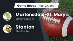Recap: Martensdale-St. Mary's  vs. Stanton  2021