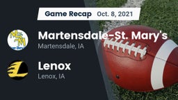 Recap: Martensdale-St. Mary's  vs. Lenox  2021