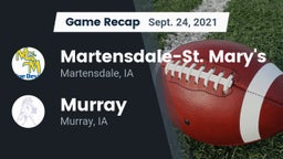 Recap: Martensdale-St. Mary's  vs. Murray  2021
