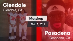 Matchup: Glendale vs. Pasadena  2016