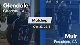Matchup: Glendale vs. Muir  2016