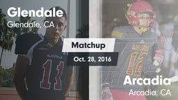 Matchup: Glendale vs. Arcadia  2016