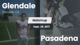 Matchup: Glendale vs. Pasadena 2017