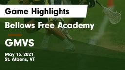 Bellows Free Academy  vs GMVS Game Highlights - May 13, 2021