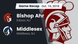 Recap: Bishop Ahr  vs. Middlesex  2018