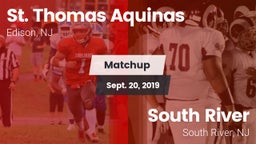 Matchup: Bishop Ahr High vs. South River  2019