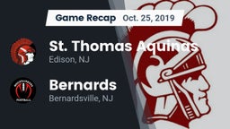 Recap: St. Thomas Aquinas vs. Bernards  2019