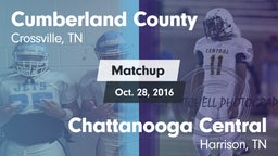Matchup: Cumberland County vs. Chattanooga Central  2016