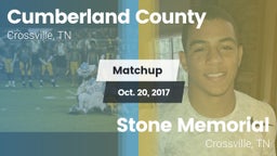 Matchup: Cumberland County vs. Stone Memorial  2017