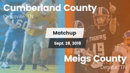 Matchup: Cumberland County vs. Meigs County  2018