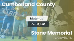 Matchup: Cumberland County vs. Stone Memorial  2018