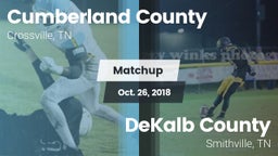 Matchup: Cumberland County vs. DeKalb County  2018