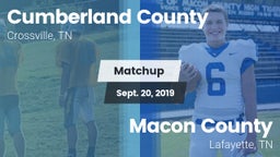 Matchup: Cumberland County vs. Macon County  2019