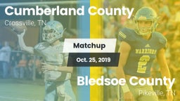 Matchup: Cumberland County vs. Bledsoe County  2019