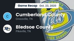 Recap: Cumberland County  vs. Bledsoe County  2020
