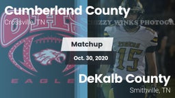 Matchup: Cumberland County vs. DeKalb County  2020