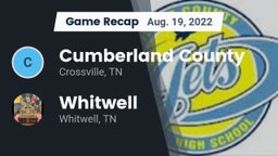 Recap: Cumberland County  vs. Whitwell  2022