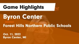 Byron Center  vs Forest Hills Northern Public Schools Game Highlights - Oct. 11, 2022