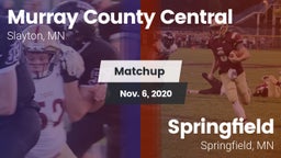 Matchup: Murray County Centra vs. Springfield  2020
