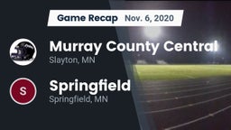 Recap: Murray County Central  vs. Springfield  2020