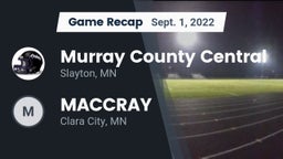 Recap: Murray County Central  vs. MACCRAY  2022