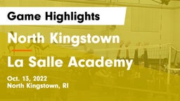 North Kingstown  vs La Salle Academy Game Highlights - Oct. 13, 2022