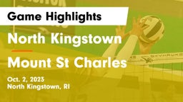 North Kingstown  vs Mount St Charles Game Highlights - Oct. 2, 2023