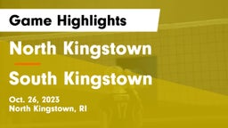 North Kingstown  vs South Kingstown  Game Highlights - Oct. 26, 2023