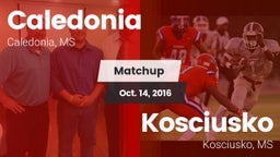 Matchup: Caledonia vs. Kosciusko  2016