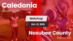 Matchup: Caledonia vs. Noxubee County  2016