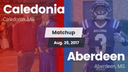 Matchup: Caledonia vs. Aberdeen  2017